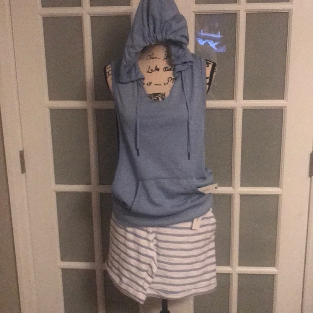 NWT Calvin Klein sweat shirt and shorts